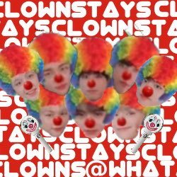 IF I FOLLOW U IT MEANS THAT U ARE A CLOWN FOR STRAYKIDS CONGRATS!! DM OR TAG ME IF U WANT ME TO FOLLOW SOMEONE 🤡💕 (fan account)