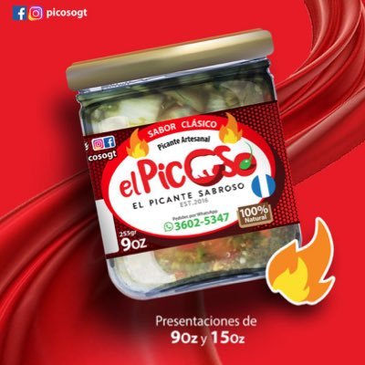 elPicoso es el picante sabroso • Realizado de forma artesanal •