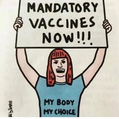 Identifying as a Highly Educated White Women Antivaxxer Russian Bot (Pronouns)
