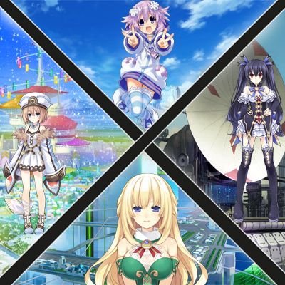 The goddesses and CPU candidates of gamindustri. Parody. Same writer as @HistoireOracle and @SadisticPlutia