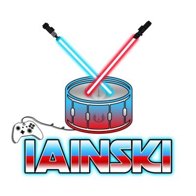 Hey! I’m Iain, a geeky guy in his mid thirties who loves gaming and drumming (and of course Star Wars) I stream on Twitch playing the drums and playing games