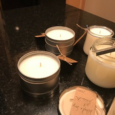 Home-made Soy Candles, all natural products with plant based soy. Made with love in small batches.