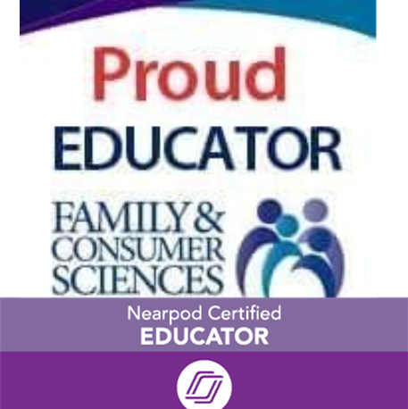 Family and Consumer Sciences teacher
FCS Goals:
Empower individuals,
strengthen families, &
enable communities.
#gamification
#schology
#FCCLA