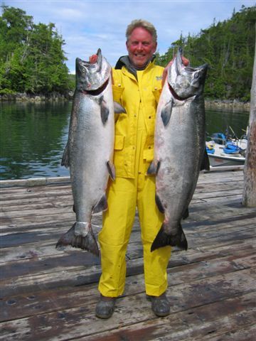 hakailodge's profile picture. A fly in Trophy Salmon Fishing Lodge located at Hakai Pass!  Beat our 76 lbs record!