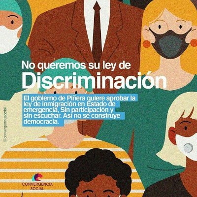 Cuenta de la Comisión de Migraciones de @la_convergencia
Pensamos un mundo donde quepan todos los mundos. ¡Súmate!