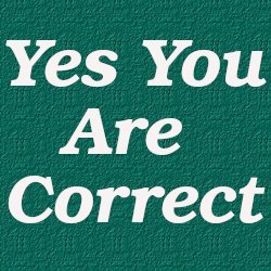 yesurcorrect's profile picture. Tweet;