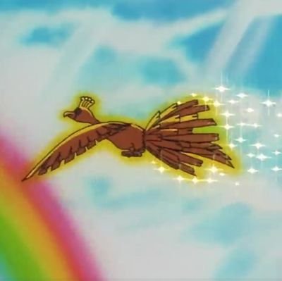 #250 in the Dex. Guardian of the skies visible only for people with pure heart. When flies, creates rainbows. Best legend, no doubt!
