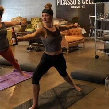 StaciaKay24's profile picture. probably hungover in a yoga class. TCU