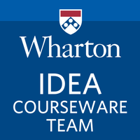 Wharton IDEA Courseware Team(@ideaCourseware) 's Twitter Profileg