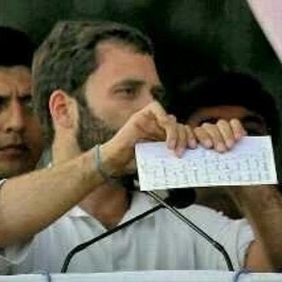 The man with Gaand in his name. Tears apart everything in his way. Latest: Torn congress in 52 pieces.