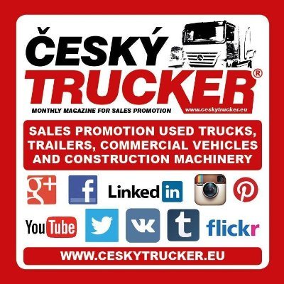 ČESKÝ TRUCKER MONTHLY MAGAZINE - online magazine for promoting sales of trucks, commercial vehicles and construction machinery.