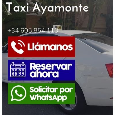 Taxi Ayamonte 24 horas