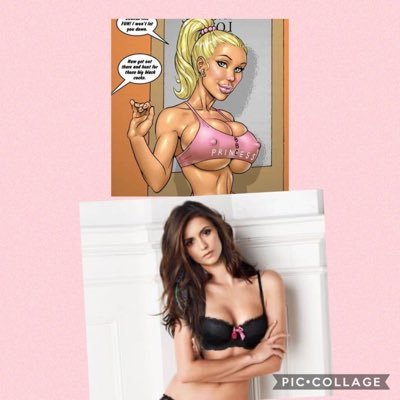 Attending Coxville High. Is a cheerleader. Is a slut who enjoys sucking and fucking BBCs. Is 18. Nina Dobrev: Actress, likes men and women, huge slut.