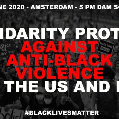 Actiegroep in solidariteit met de protestbeweging in de Verenigde Staten en tegen anti-zwart geweld in Nederland.
#BlackLivesMatter