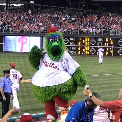 What is really on the mind (unofficially) of the best mascot in sports. Go Phillies. #RingTheBell