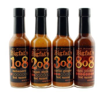 We offer a full line of all natural, world-inspired sauces with tons of flavor and exquisite heat. Low sodium, gluten free. Bigfat's Got Your Number!