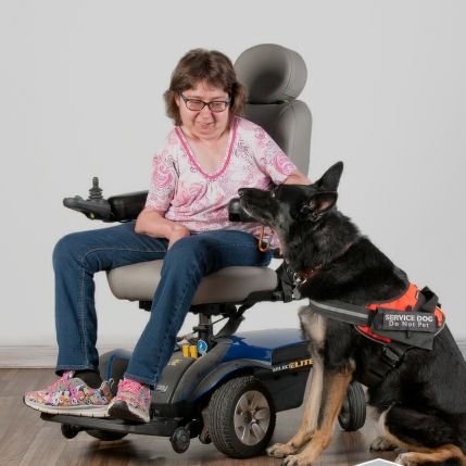 I've been physically disabled since childhood. I'm strong willed, intelligent and I love life. I'm a professional dog trainer (service dogs).