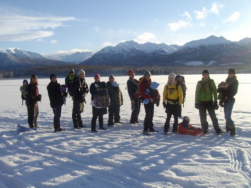 A group of active families that hits the trail once a week. Setting off we expect to find wonder and are not stressed if we don't get to the final destination.