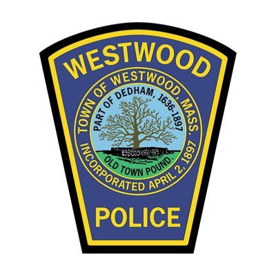 Official X Feed of the Westwood, Massachusetts Police Department. NOT monitored 24 hrs/day. Call 911 for emergencies. Call 781.320.1000 for routine business.