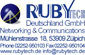 rubytechgermany's profile picture. RubyTech Deutschland GmbH ist seit 1981 Hersteller & Komplettanbieter hochwertiger Spitzentechnologien im Netzwerk- und Richtfunk Bereich.