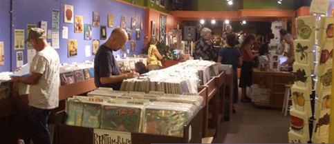 In The Moment is a one of a kind independently owned record shop located in Brattleboro, VT, focusing on purchase and sale of uncommon LPs and CDs.