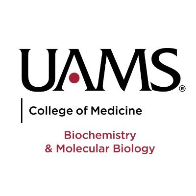 UAMS_Biochem's profile picture. The official @uamshealth account for the @uams_com Department of Biochemistry & Molecular Biology.