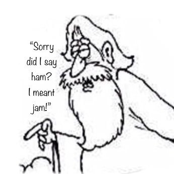 I am the big I am - don't draw me, or I'll 'ave yer