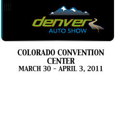The Denver Auto Show is presented by the Colorado Automobile Dealers Association! 
The show runs March 30th- April 3rd, at the Colorado Convention Center.