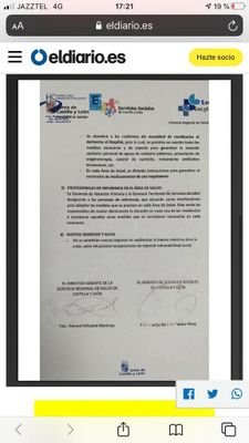 Plataforma Ciudadana y Social en defensa de los derechos de las personas mayores en las residencias de Castilla y León.