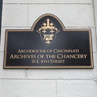 The Archdiocese of Cincinnati Archives is the official records repository for the archdiocese, established in 1821.