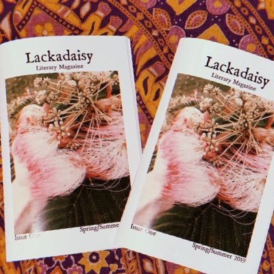 Lackadaisy Literary Magazine is a home for words and images. Debut issue available now for $7 & issue two is in the works✨