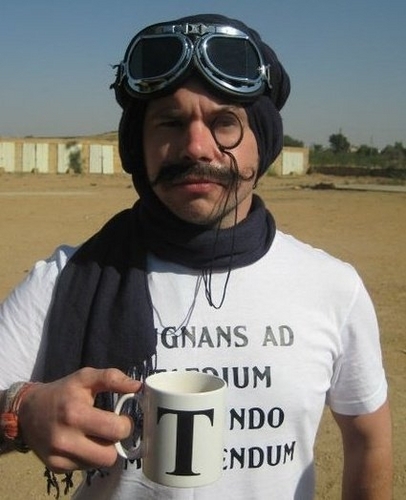 Tea drinker. On a large scale. Not joking. The Oliver Reed of tea drinking. Also part-time adventurer, film geek & doer of stupid things. I have curly hair too!