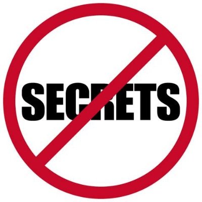 !!No More Secrets!!
We need to be real with each other.
Not to mention secrets are NOT fun to keep in.