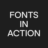Fonts in Action(@fontsinaction) 's Twitter Profile Photo