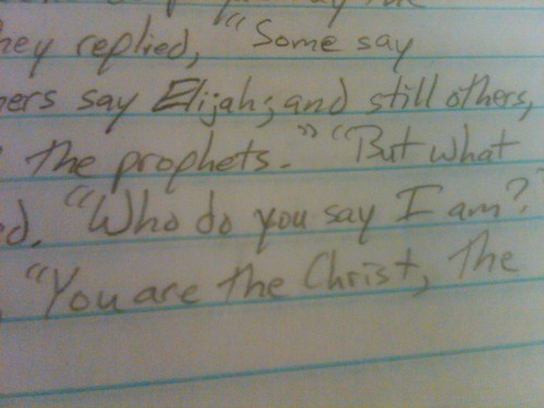 Handwriting the Bible, one chapter at a time on http://t.co/RpOzaNiveX. Read about it at http://t.co/wZqsCPECdP.