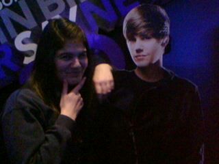 i love justin bieber :) i am a belieber, and i'll be a belieber forever. & that's me :) @justBeIiebin; my best friend. love her to pieces!