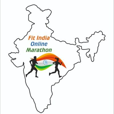 Fit India Online Marathon, July 2020, This is a distance running race program.
#FITINDIAN