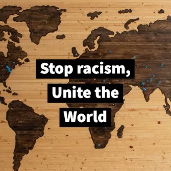 Sharing positive vibes only about different races and nations working together.
anti-racist, traveller, stop racism, unite, free palestine, ceasefire now