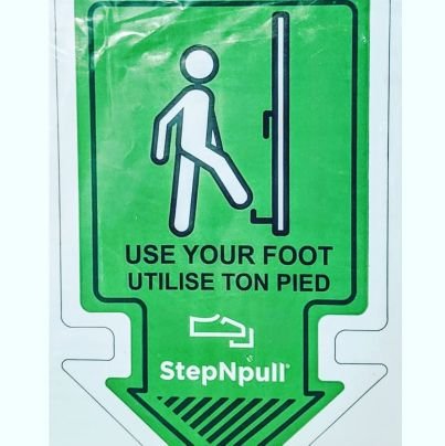StepNpull_QIC's profile picture. StepNpull® distributor and installer 
- Reduce the spread of germs with this foot-operated door opener!
#BlackOwnedBusiness