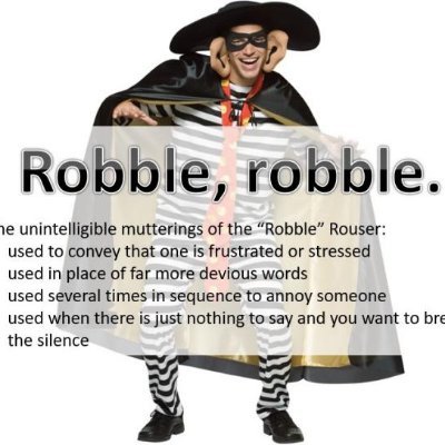 Robble, robble, robble, robble, robble, robble, robble, robble, robble, robble, robble, robble, robble, robble, robble, robble...