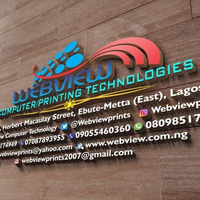 We deals with
General Printing, Computer Training, Graphic Design, Computer Engineering, Branding, Gift Items, Flyer,  Business Card