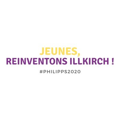 Faites porter votre voix et vos projet au sein de la mairie et dynamiser Illkirch !

#PHILIPPS2020