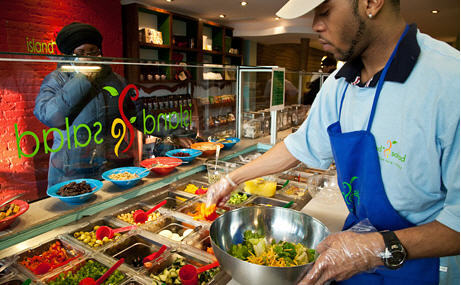 We are bringing healthy back...
Island Salad
The salad and Beverage bar offers a affordable priced, healthy alternative in the fast food genre.