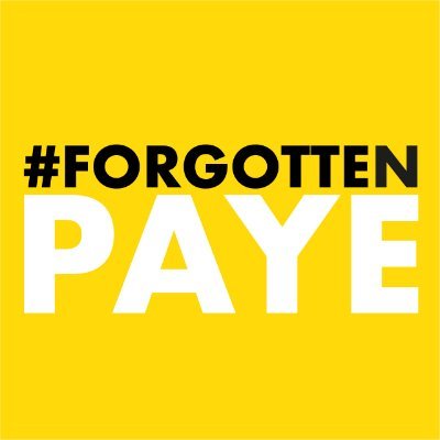 PAYE taxpayers seeking parity. Ineligible for furlough & SEISS. Ignored by @RishiSunak #ForgottenPAYE #ForgottenFreelancers #ZeroHours #ExcludedUK