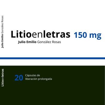 Litio en Letras 📚.
Por: @julioemiliog
20 cápsulas de liberación prolongada.

Encuéntranos en Instagram como: @litioenletrasoficial