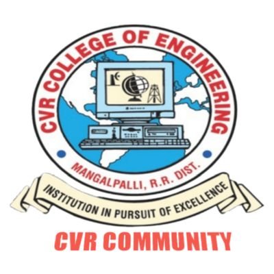 Managed by Students,
Official Twitter handle for #cvr_community