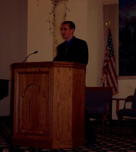 A former homeless street kid in Soviet Union, who became by the grace of God a university professor in Russia, now preaching the Gospel of this grace in the US