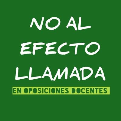 Docentes en contra del efecto llamada en las oposiciones. Queremos consenso entre CCAA para fijar la fecha

#MismasFechasMismasOportunidades