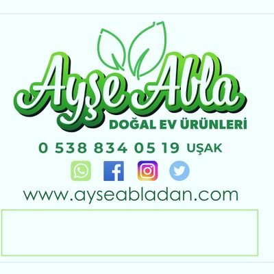 AYSE ABLA DOĞAL EV ÜRÜLERİ USAK