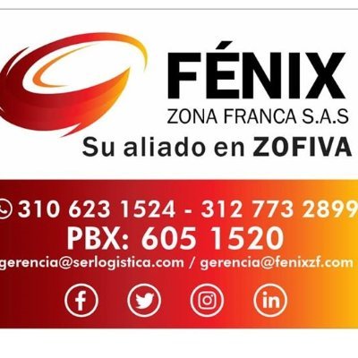 Usuario Industrial de Servicios en Zofiva - Zona Franca Internacional del Valle de Aburra.
Bodegas B1 y B7